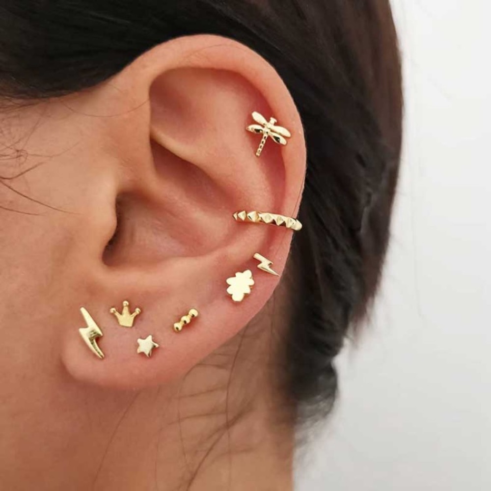 NWT🎉 Crown Earring Studs/ Cartilage Dainty…